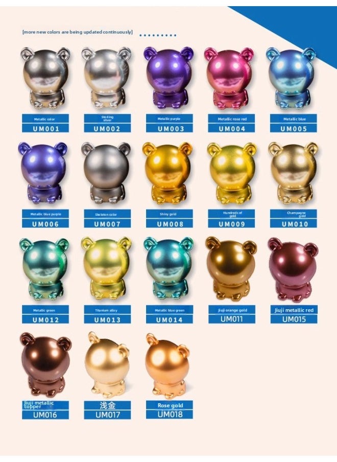 Generic - Dove Pre-adjusted Paint No Dilution Gundam Hand-made Military Model Colored Oil-based Paint Color/Starlight Metallic Paint-Colour:Dove Extremely Metallic Purple-Specification:100ML - Image 1