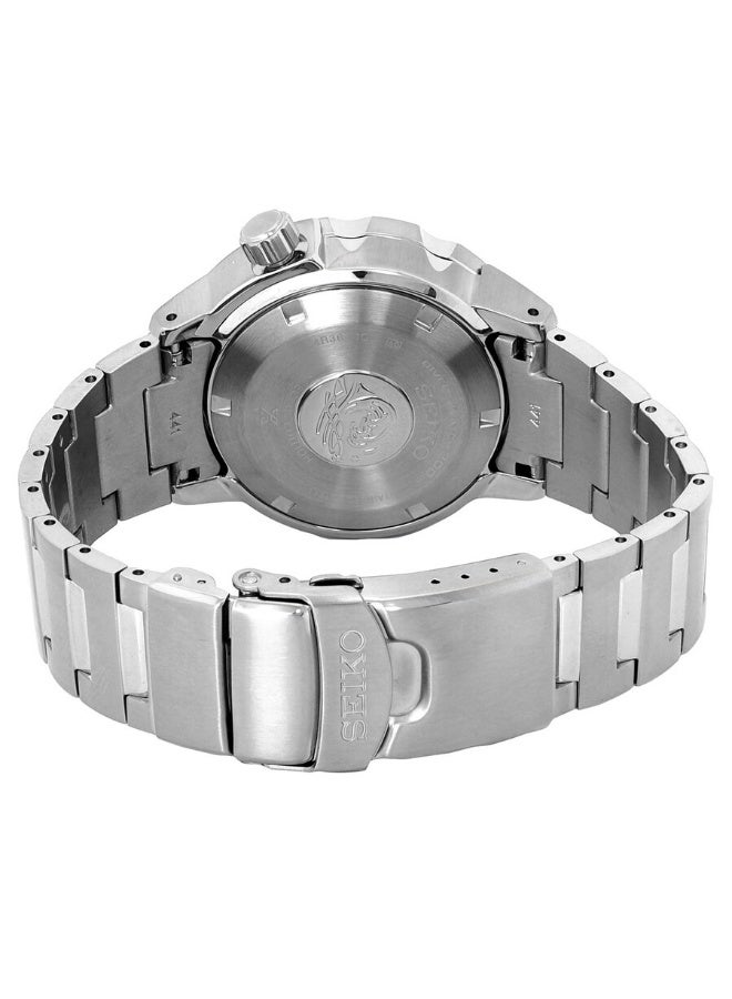 Seiko Prospex  “Save The Ocean” Special Edition Automatic Diver's Watch SRPH75, 42.4 mm Blue Dial, Stainless Steel Case & Bracelet, 200 m WR - Image 4