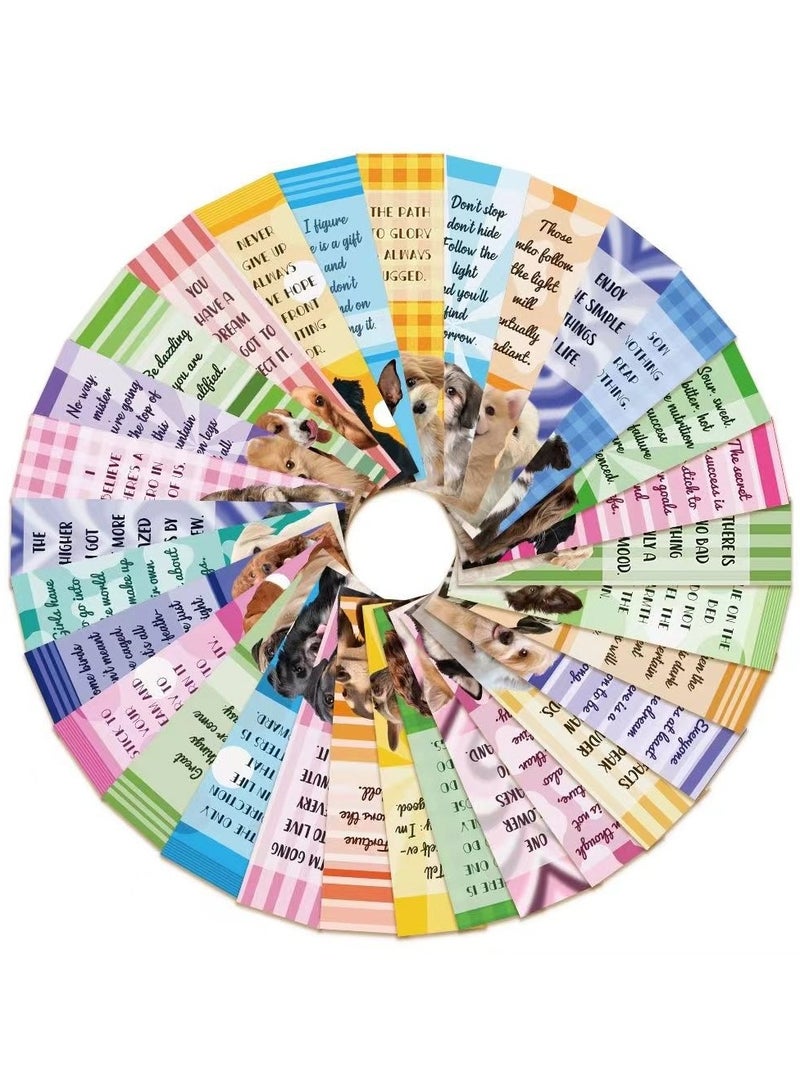 30 Pcs Dog Bookmarks Cute Dog Theme Paper Bookmarks for Adult Kids Unique Dog Book Markers for Students Teachers School Home Office Reading Book Lovers - Image 3