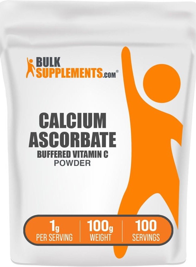 BulkSupplements Calcium Ascorbate (Vitamin C) Powder (100 Grams) - Image 1