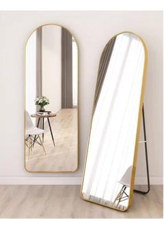 Generic 165*60 Arched Full Length Mirror, Floor Big Standing Mirror, Against Wall for Bedroom,Dressing and Wall-Mounted Thin Frame Mirror, Silver  - Image 3