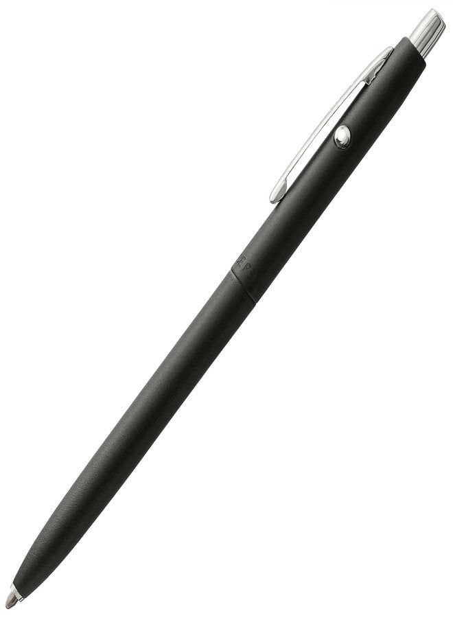 Fisher Space Pen Matte Black Shuttle Pen, Pressurized Ballpoint Pen, Chrome Accents, Writes Upside Down and in Extreme Temperatures, Smooth Black Ink, Medium Point, Gift Box, Made in USA - Image 1