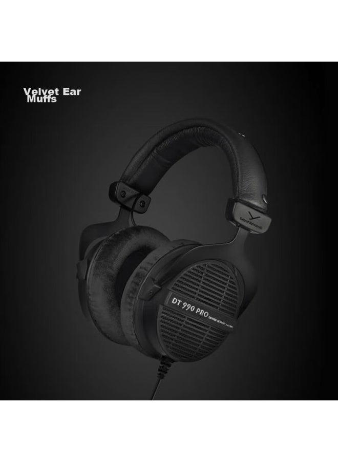 Beyer Dynamic Beyerdynamic Dt990 Pro Over-ear Professional Recording Open-back Monitoring Headphones, 250 Ohm Black Special Edition - Image 3