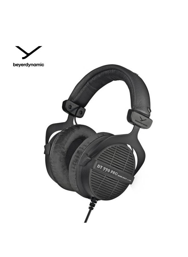 Beyer Dynamic Beyerdynamic Dt990 Pro Over-ear Professional Recording Open-back Monitoring Headphones, 250 Ohm Black Special Edition - Image 1