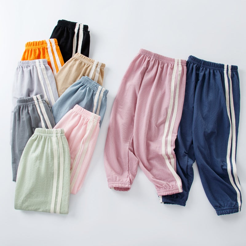 3F Ice Silk Children'S Anti-Mosquito Pants Bloomers Cool And Comfortable Summer Thin Loose Casual Pants For Boys And Girls - Image 5