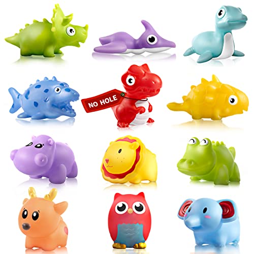 Hely Cancy Infant Bath Toys for 18 Months No Hole Animal Bathtub Toys Baby Bath Tub Toys - Image 1
