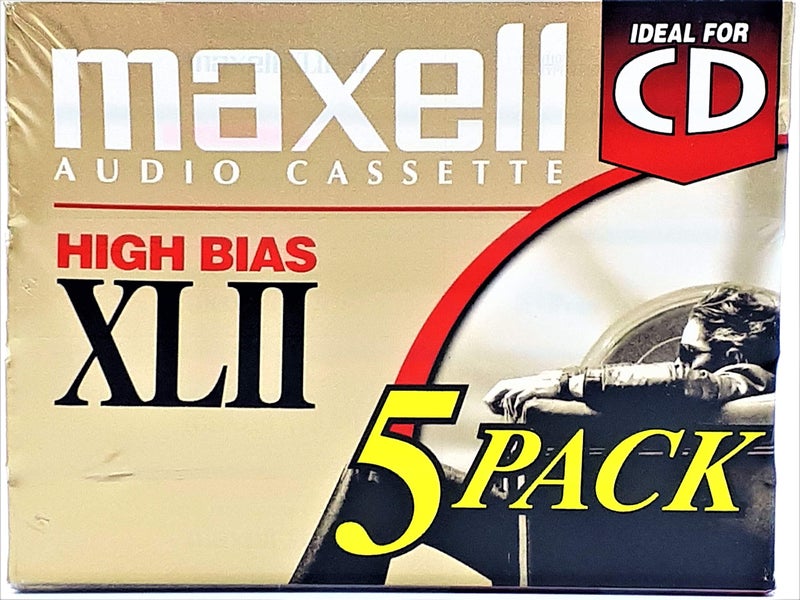 Maxell شريط كاسيت صوتي عالي التحيز Xlii 90 - عبوة 5 قطع - Image 3