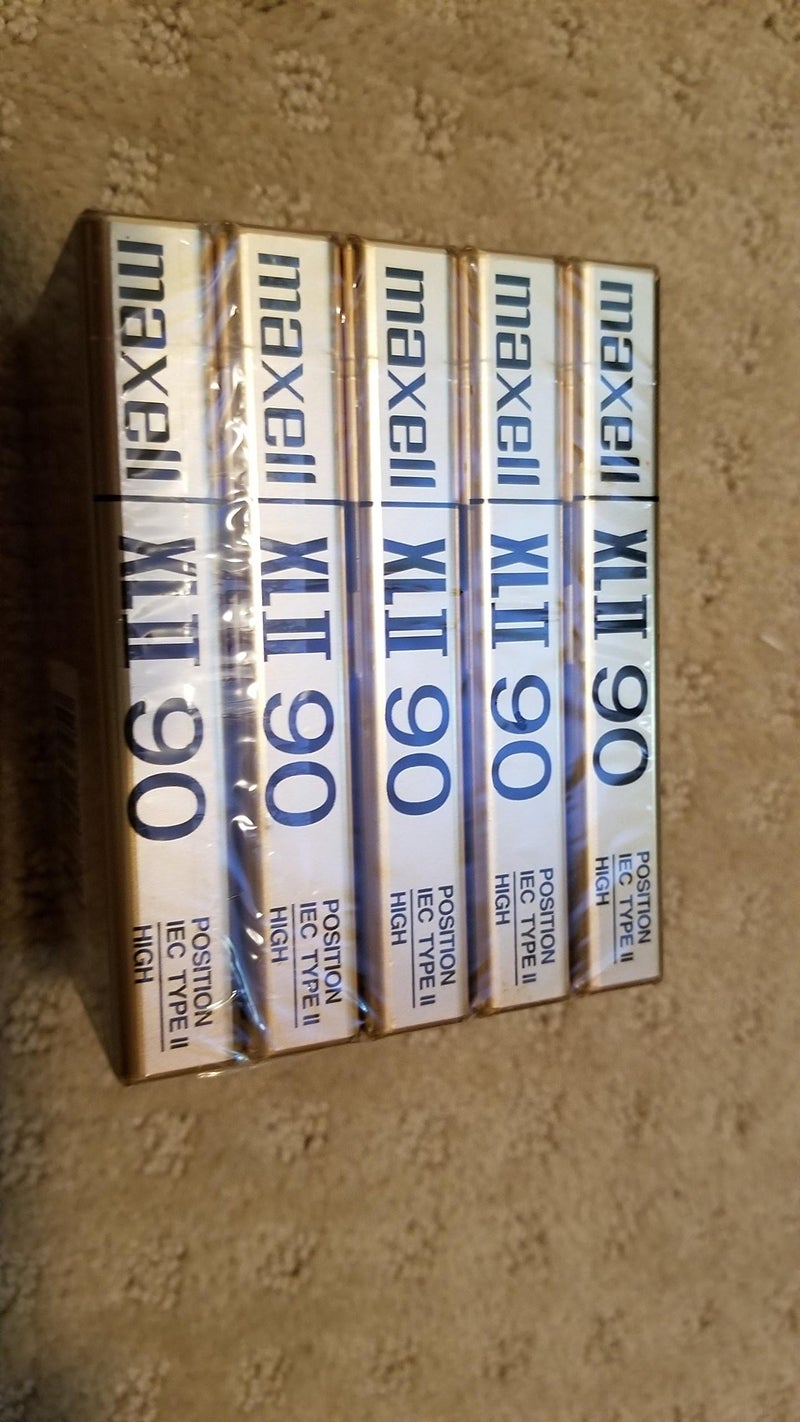 Maxell شريط كاسيت صوتي عالي التحيز Xlii 90 - عبوة 5 قطع - Image 2