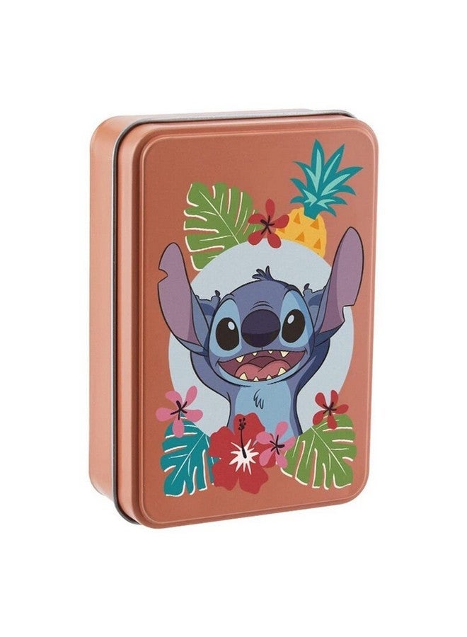 بالادون أوراق لعب Lilo and Stitch في القصدير القابل للتحصيل - لعبة بطاقة ديزني المرخصة رسميا ، مجموعة قياسية من 54 بطاقة ، هدية لمحبي بضائع ديزني - Image 1