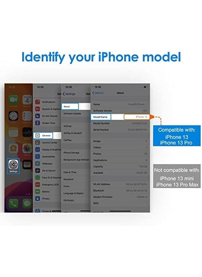 Jetech Privacy Screen Protector For Iphone 13 13 Pro 6.1 Inch Anti Spy Tempered Glass Film 2 Pack  - Image 5