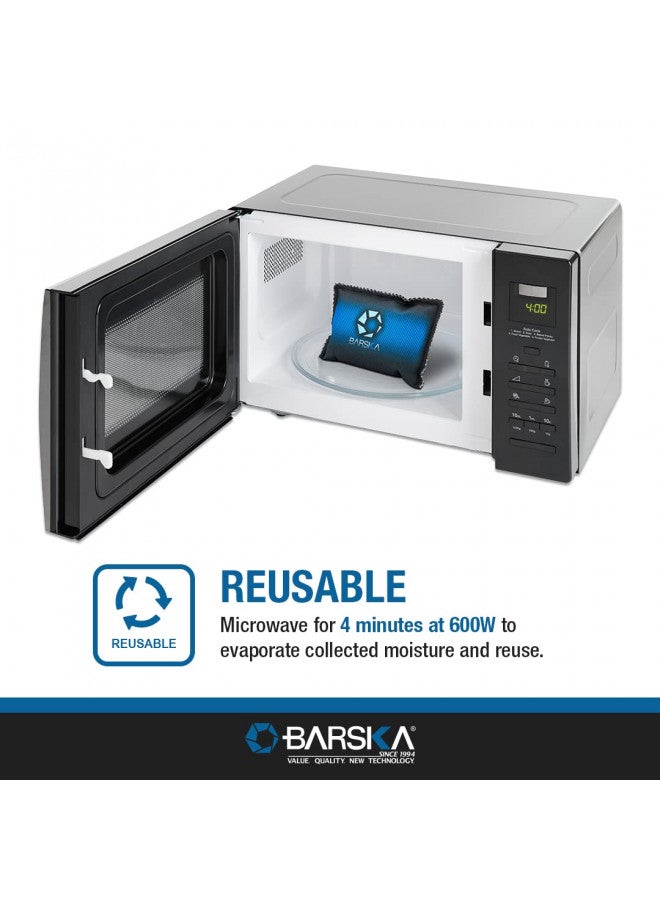 BARSKA BARSKA Safe Moisture Absorber Dehumidifier, Microwave Rechargeable, for Home, Safes, and Cars, 2 Pack - Image 4