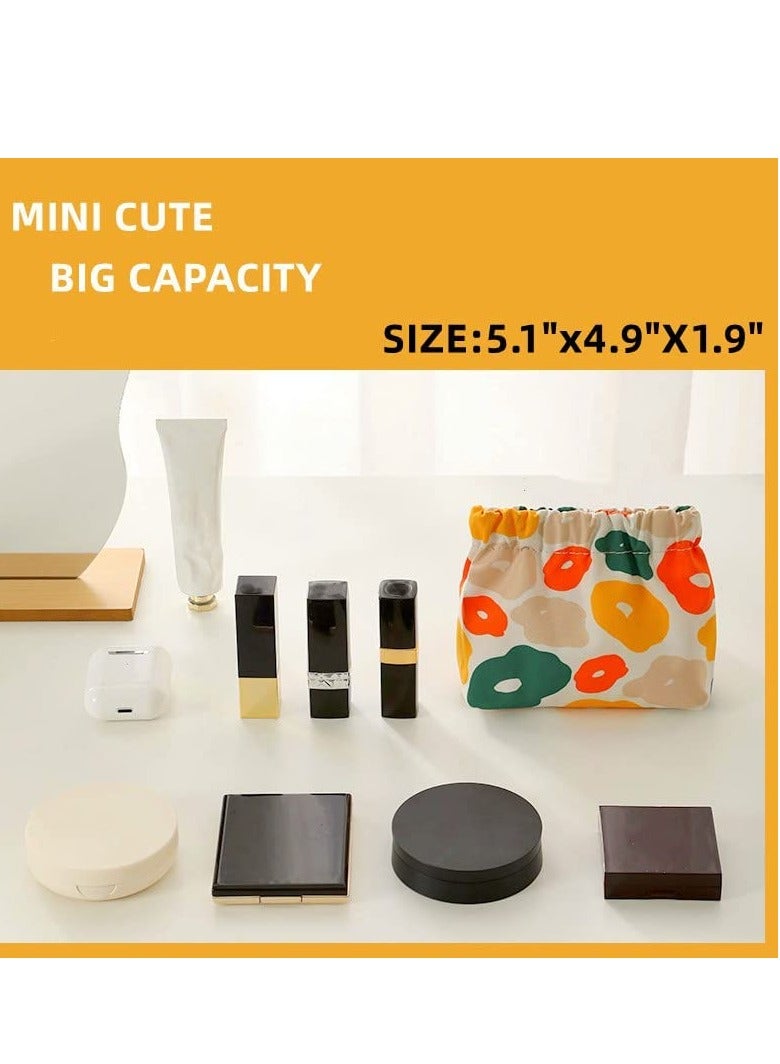 4PCS Waterproof Travel Cosmetic Bags - Portable Makeup & Toiletry Pouches, No Zipper Design for Headphones, Cards & Keys - Image 2