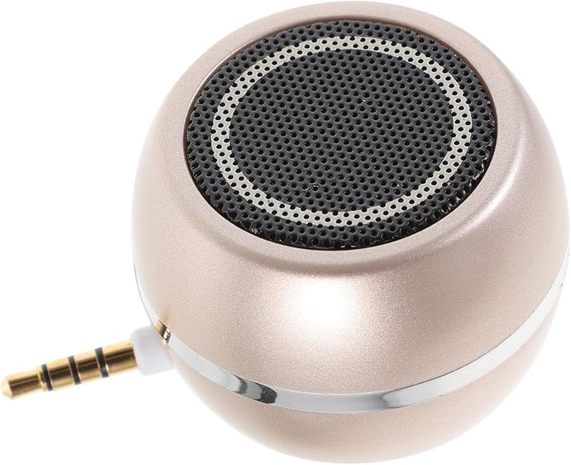 USB Rechargeable Wired Speaker with Aux Input Rich Bass Portable Desktop Loudspeaker for Mobile Phone - Image 1