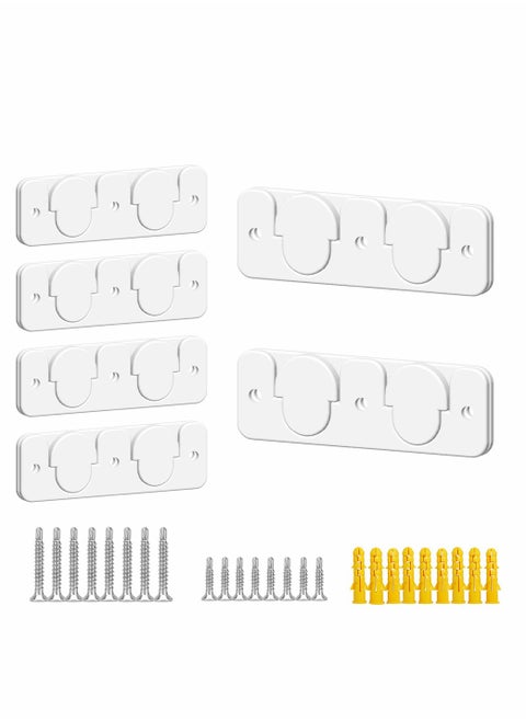 Picture Frame Hangers, French Studs, Hidden Brackets,Interlocking Z Bar Clips Wall Mounting Brackets, Wall Shelves For Hanging Wall Painting, Mirrors, Artwork, 4 Inch Length , 6 Pairs, White