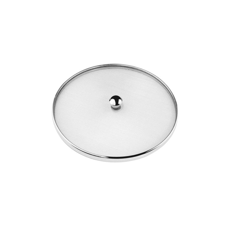 Prabha Prabha Stainless Steel Net Cover 16cm Ultimate Protection for Home Kitchen Easy Installation Food cover vegitable cover sweet cover milk cover fruit cover with knob milk jali  - Image 1