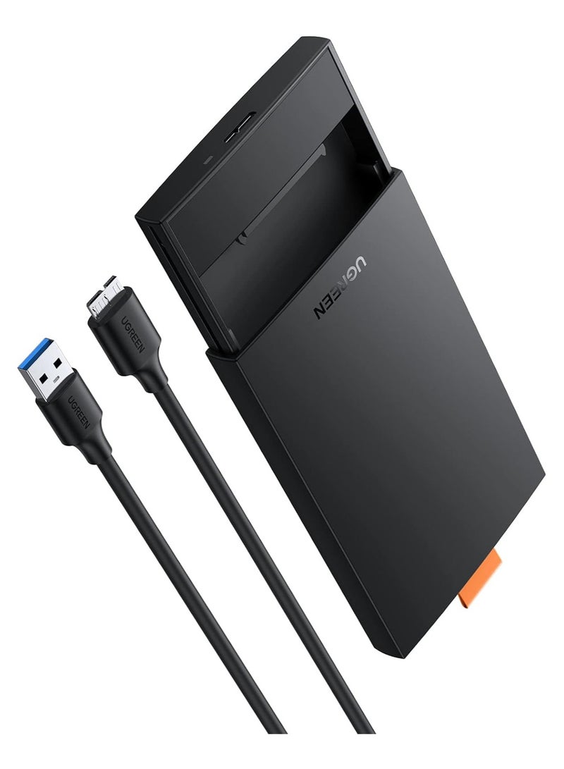 UGREEN External Hard Drive Enclosure USB 3.0 to SATA III Adapter for 2.5" SATA SSD HDD 9.5mm 7mm Hard Drive Case Housing with UASP Compatible for HDD SSD WD Seagate Toshiba Samsung PS4 Xbox Tool-free - Image 1