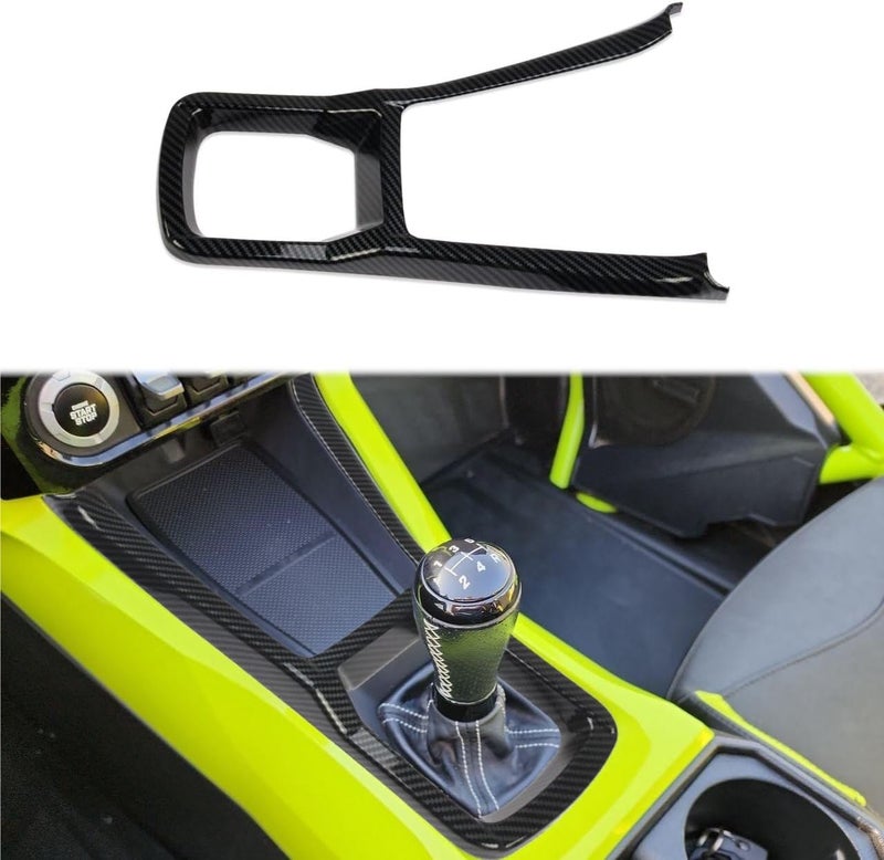 Fewshaw Carbon Fiber Gear Shift Panel Cover for Polaris Slingshot - Image 1