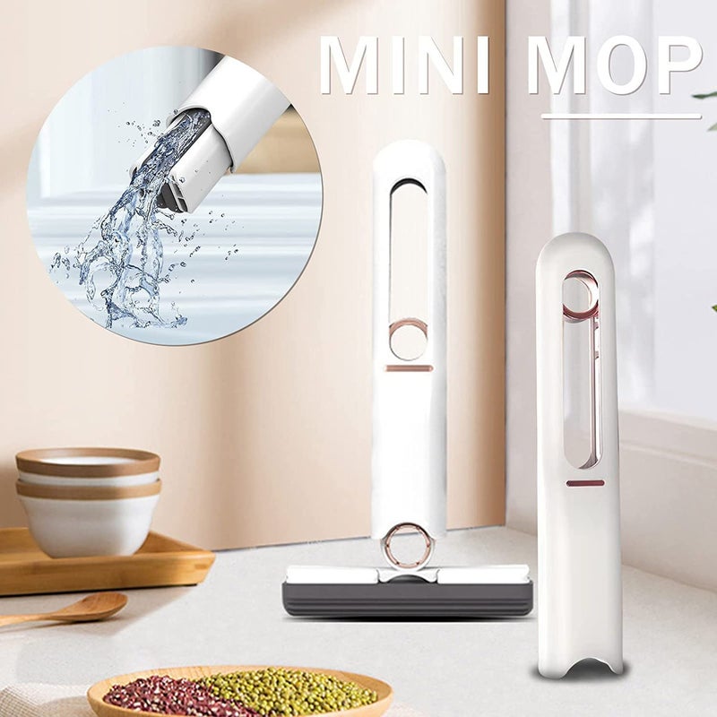 HBD SALES HBD SALES Small Mini Mop SelfSqueeze Sponge Mop Multifunctional Sponge Small Mop Short Hand WashFree Strong Cleaning Mops Quickie Sponge Mop for Cleaning MultiColor Pack of 1 - Image 2