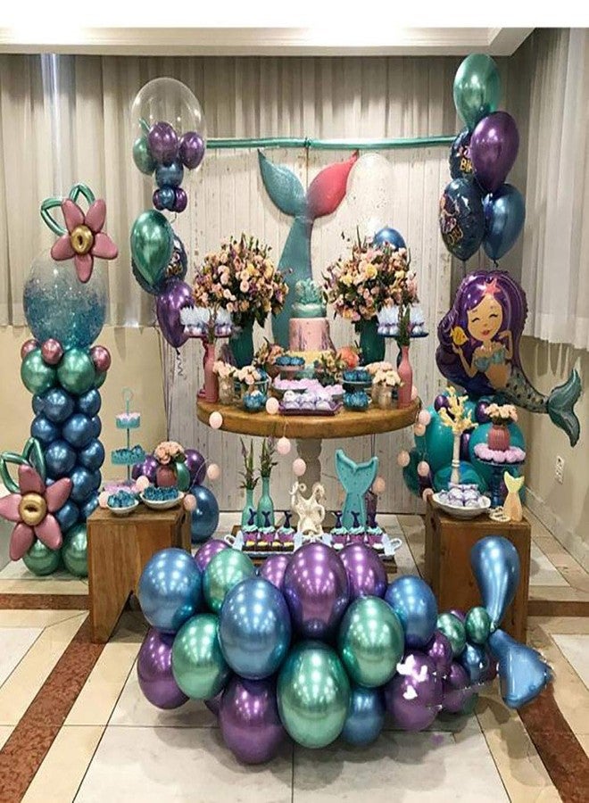 KALOR Metallic Green Balloons 110 Pcs Different Sizes 18 12 10 5 Inch Latex Balloons Kit for Birthday Baby Shower Wedding Graduation Party Decorations - Image 4