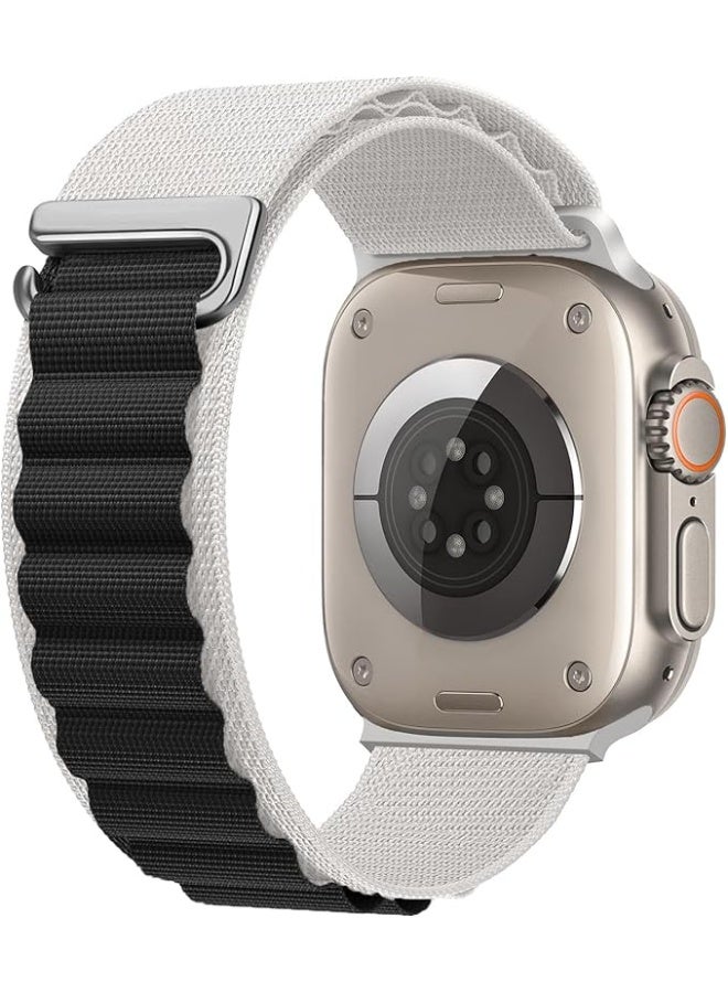 Trail/Alpine Loop Nylon Band Compatible with Apple Watch Ultra 2 / Ultra / Series 9/8/7/6/5/4/3/2/1 / SE2 / SE, Adjustable Sport Strap with Metal C-Hook, Replacement Wristband for iWatch 49mm 45mm 44mm 42mm - Image 1