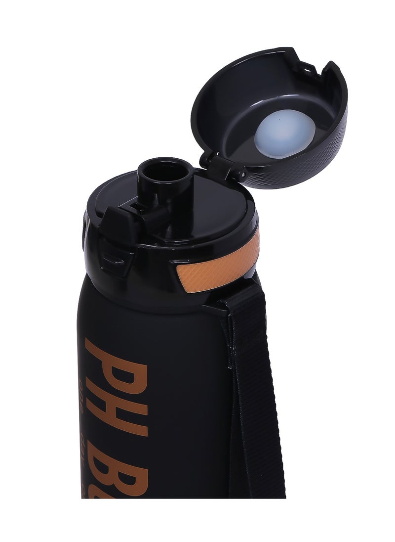 Eazy Kids Water Bottle 1000Ml - Black  - Image 5