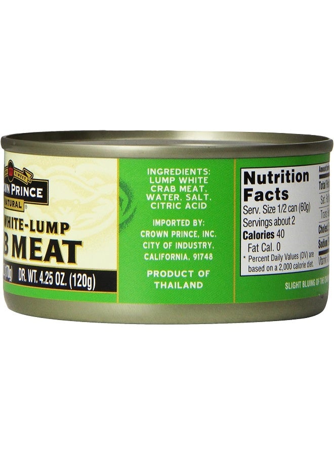Crown Prince, Fancy White Lump Crab Meat, 6 oz - Image 2