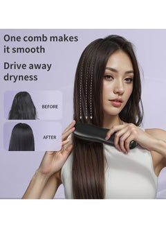General Mini Ionic Straightening Comb – Travel-Friendly Straightener & Curler for Men/Women, Dual-Use Hair Styling Tool  - Image 2