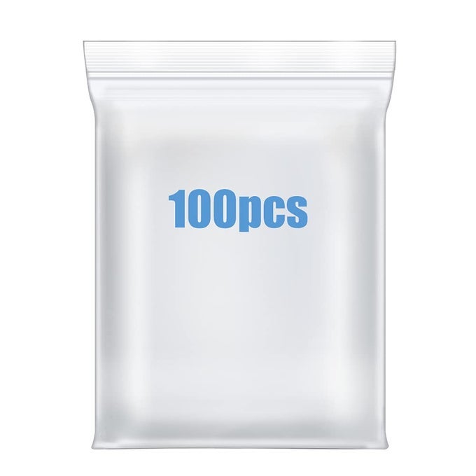 100 PCS 2 X 3 SMALL PLASTIC BAGS THICK 4 MIL CLEAR RESEALABLE ZIP SEAL LOCK POLY BAGS HEAVY DUTY ZIPPER RECLOSABLE BAGGIES PACKING JEWELRY EARRINGS COIN PILLS