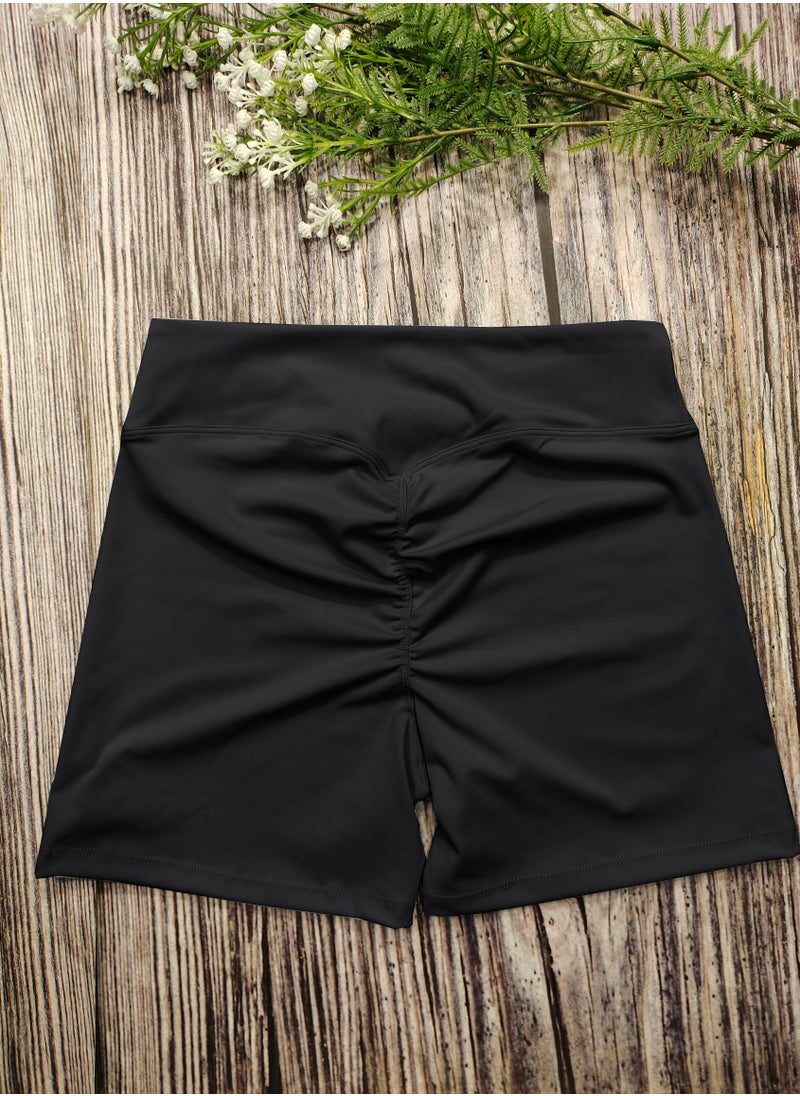 General - Gym Shorts Women High Waist Short Tights Fitness Push Up Shorts Yoga Clothes - Image 1