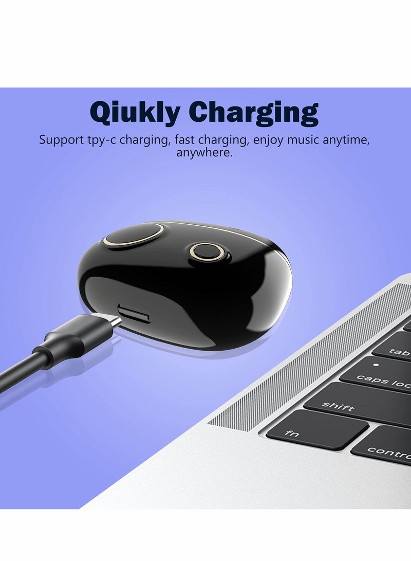 Captaintech Wireless Earbuds Bluetooth 5.0 Earphones Mini Bluetooth Earbuds HiFi Stereo Wireless in-Ear Headphones - Image 4