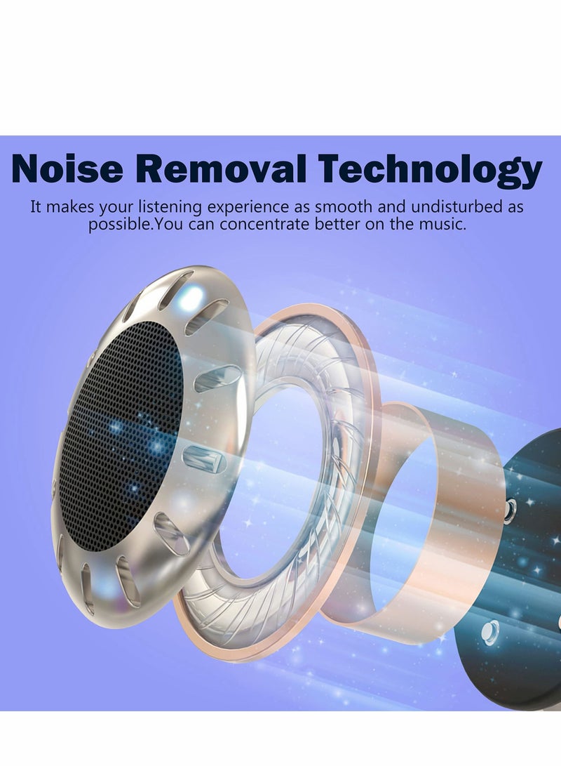 Captaintech Wireless Earbuds Bluetooth 5.0 Earphones Mini Bluetooth Earbuds HiFi Stereo Wireless in-Ear Headphones - Image 2