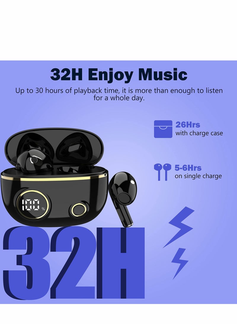 Captaintech Wireless Earbuds Bluetooth 5.0 Earphones Mini Bluetooth Earbuds HiFi Stereo Wireless in-Ear Headphones - Image 5