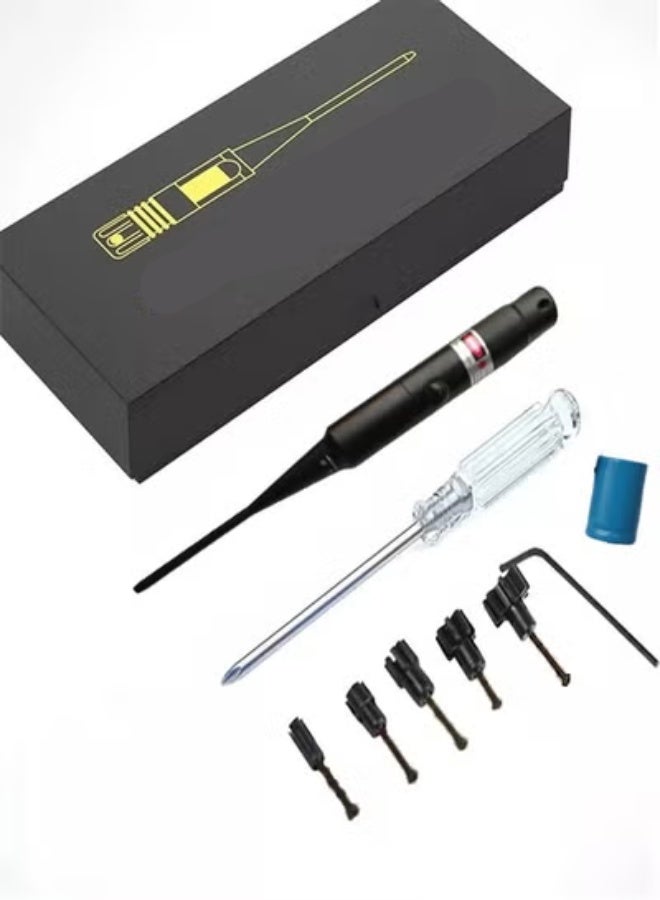 Strong Visible Light Beam Laser Pointer Pen With 5 Expandable Adaptors and Screwdriver - Image 1