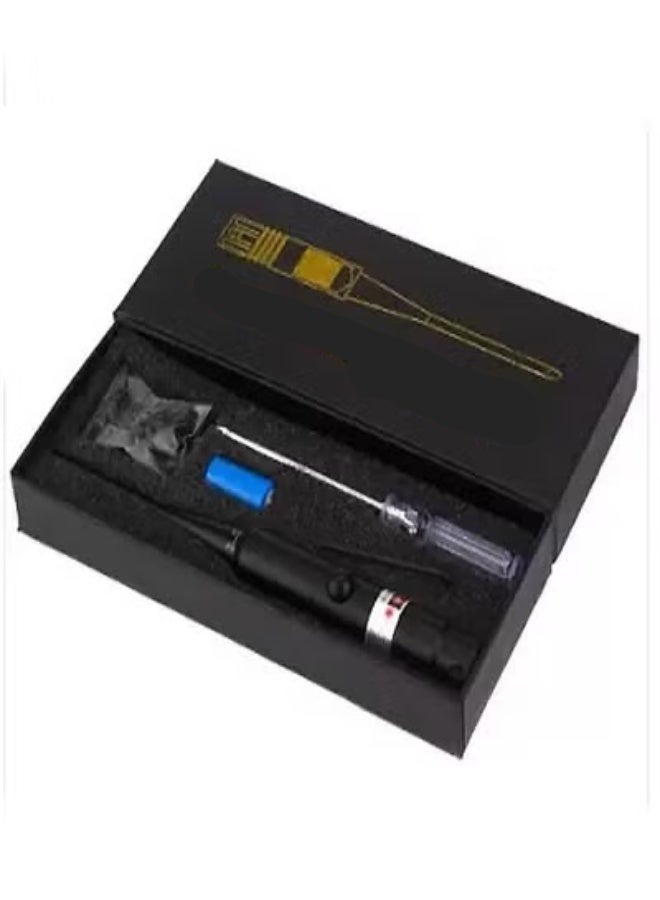 Strong Visible Light Beam Laser Pointer Pen With 5 Expandable Adaptors and Screwdriver - Image 2