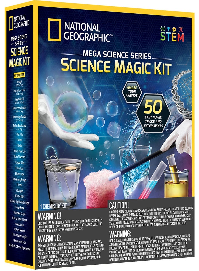 NATIONAL GEOGRAPHIC طقم سحر الماربل الأزرق - سلسلة العلوم الضخمة - لعبة تعليمية STEM للأطفال - Image 2