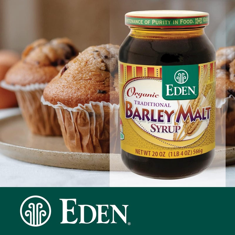 Eden Foods Organic Traditional Barley Malt Syrup - 20 Ounce Jars, Pack of 3 - Image 5