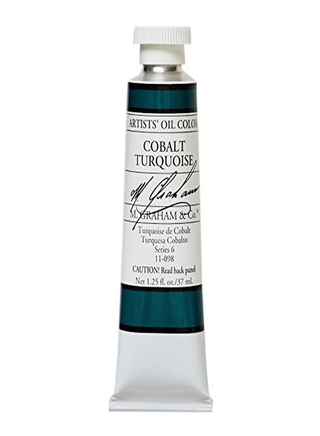 M. Graham & Co. GRM-11-098 Oil Paint, Cobalt Turquoise