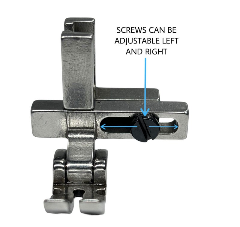 Zenith T3 Universal 3-in-1 Presser Foot - Adjustable Left, Center & Right | for Single-Needle Industrial Lockstitch Machines | Fits Jack, Juki, Gemsy & More | Durable Metal for Precision Stitching. - Image 5