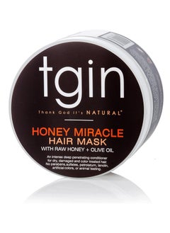 Tgin Hair Mask with Honey Miracle Conditioner with Raw Honey and Olive Oil by Teigen for Normal, Dry and Frizzy Hair, 12 oz, From Thank Good It's Natural 340g  - Image 2