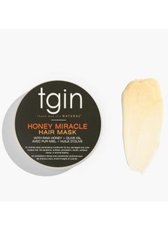 Tgin Hair Mask with Honey Miracle Conditioner with Raw Honey and Olive Oil by Teigen for Normal, Dry and Frizzy Hair, 12 oz, From Thank Good It's Natural 340g  - Image 4