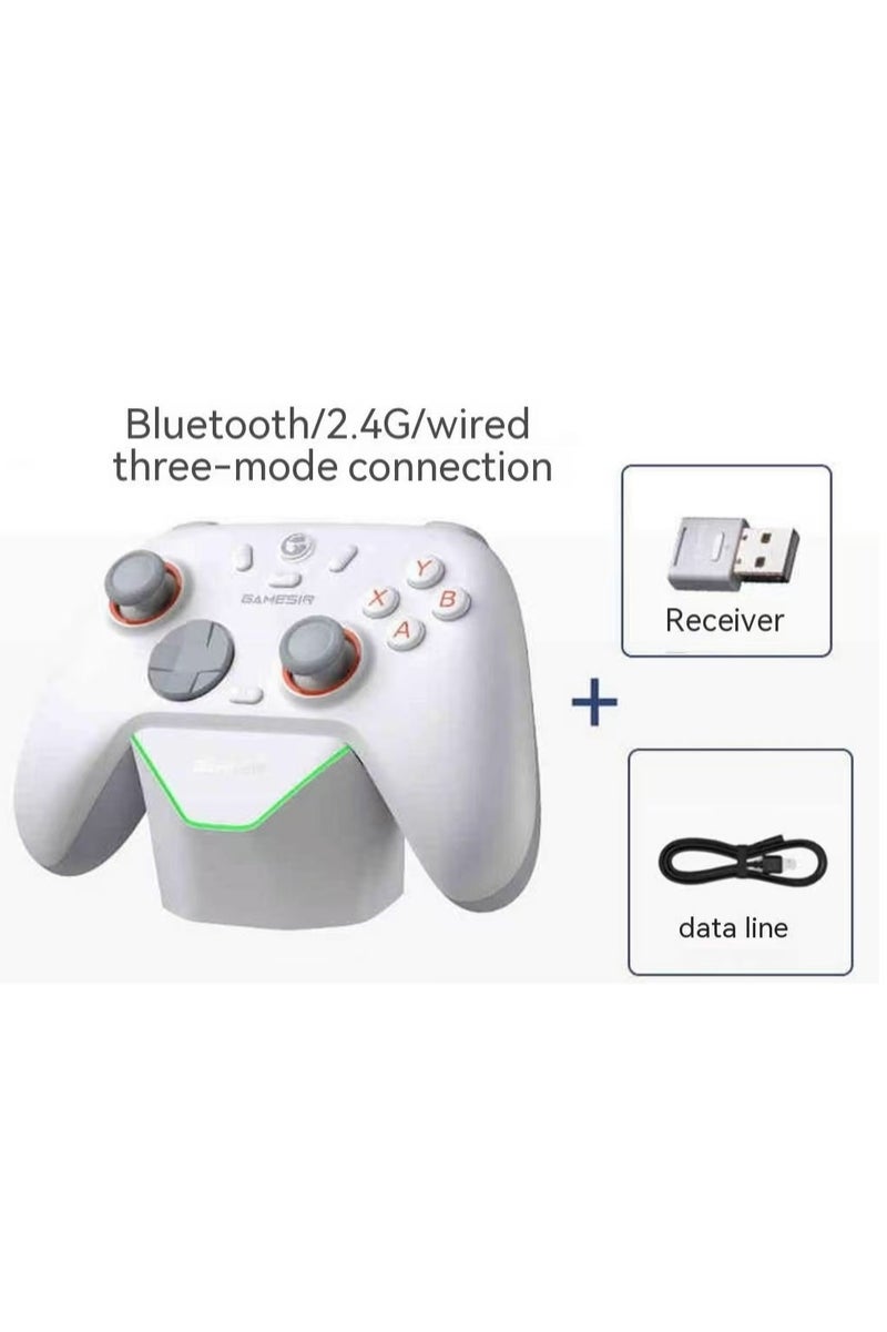 general Classic Gamepad GameSir Nova 2 Lite 2.4G Receiver Charging Dock Multiplatform Wireless Game Controller Compatible with PC/Switch/Steam/Android/iOS with Hall Effect Joysticks & Triggers, Wired 1000Hz Polling Rate Rumble Motor Two Back Button 600mAh Battery Anti-Slip Laser-Textured Grips - Image 2