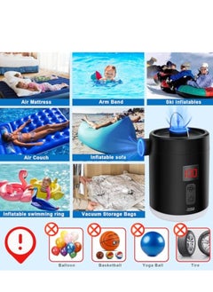 KASTWAVE 2024 Portable Air Pump with Camping Lantern, Portable Air Pump for Inflatables, Electric Air Pump, Inflator/Deflator & LED Light, Air Mattresses, air beds, Inflatable Pools, and so  - Image 5