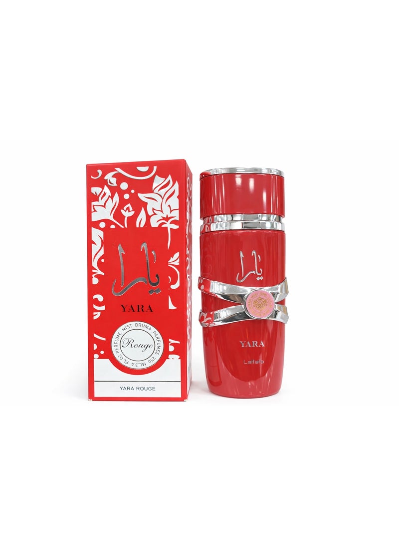لطافة لاتافا يارا روج بخاخ معطر للجسم للنساء – 250 مل