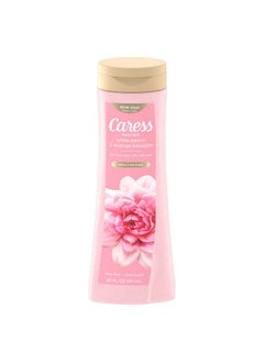 Caress Body Wash With Silk Extract For Noticeably Silky Soft Skin Daily Silk Body Soap With White Peach & Orange Blossom 20 Fl Oz  - Image 1