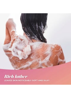 Caress Body Wash With Silk Extract For Noticeably Silky Soft Skin Daily Silk Body Soap With White Peach & Orange Blossom 20 Fl Oz  - Image 2