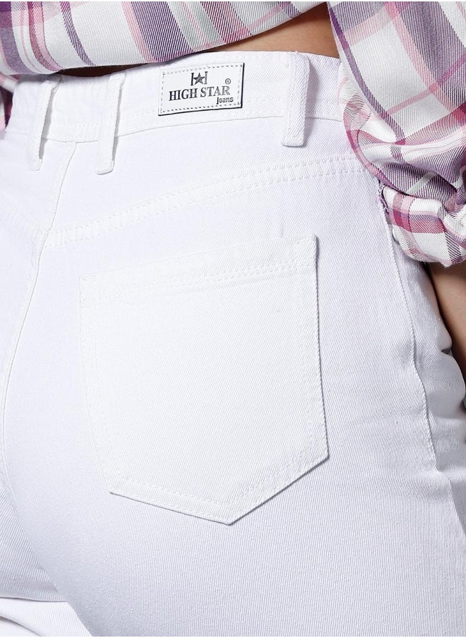 HIGH STAR - Women White Jeans - Image 1