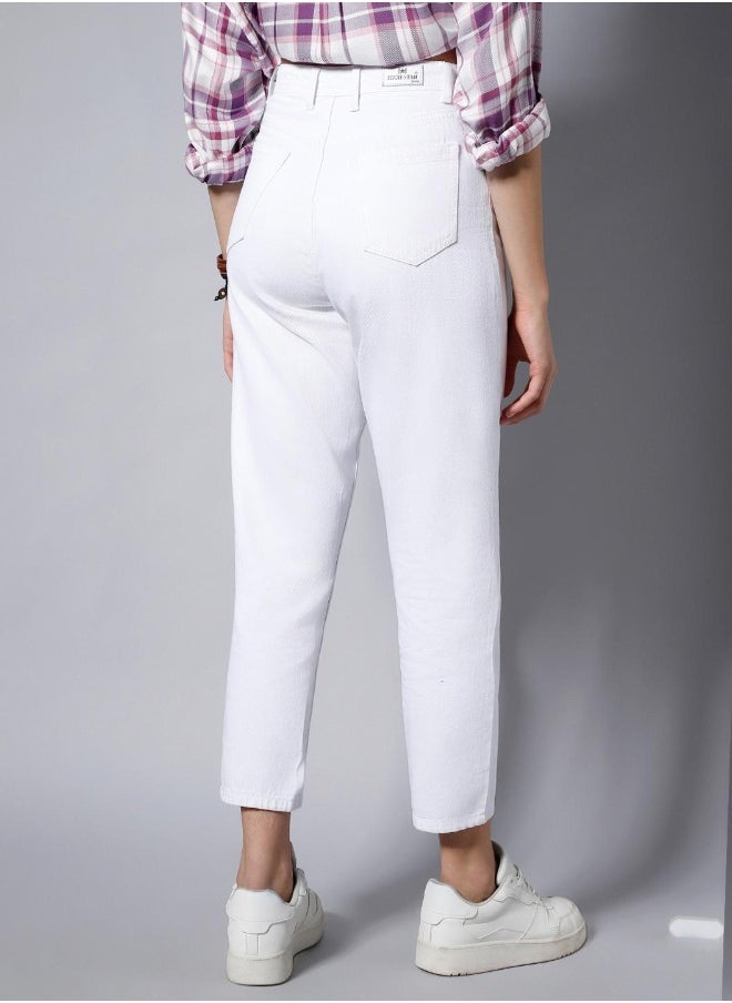 HIGH STAR - Women White Jeans - Image 1
