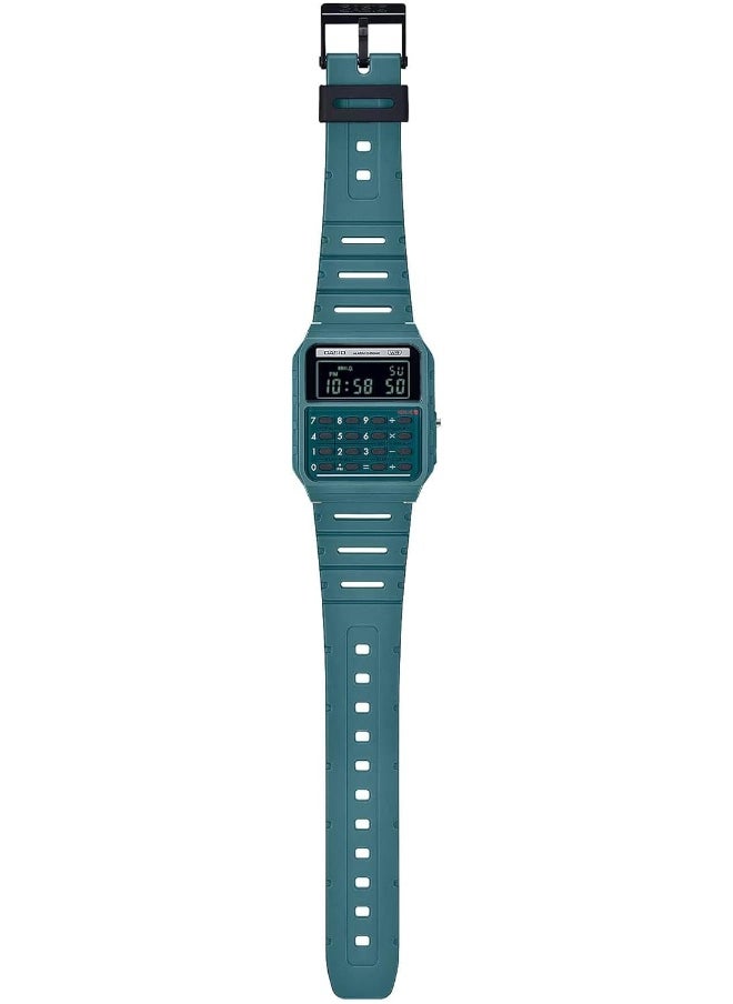 Unisex Digital Display Watch With Green Resin Strap - CA-53WB-3BDF