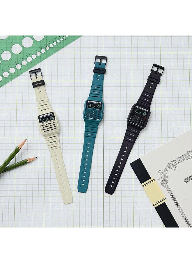 Unisex Digital Display Watch With Green Resin Strap - CA-53WB-3BDF