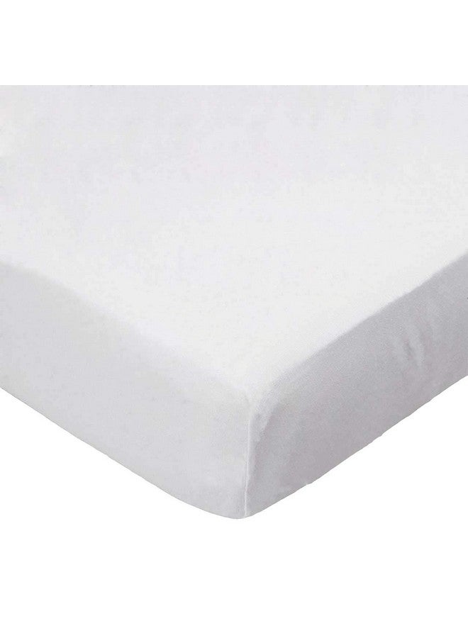 SHEETWORLD.COM SheetWorld Baby Fitted Bassinet Sheet Fits Nuna Mixx 12 x 29 inches, 100% Cotton Woven Sheet, Unisex Boy Girl, Solid Ivory Woven, Made in USA - Image 1